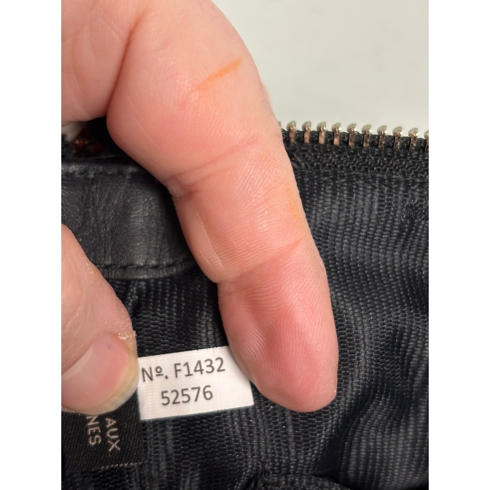Coach Signature Jacquard Crossbody Bag Grey Black Leather F1432 52576‎ Messenger - Picture 6 of 7